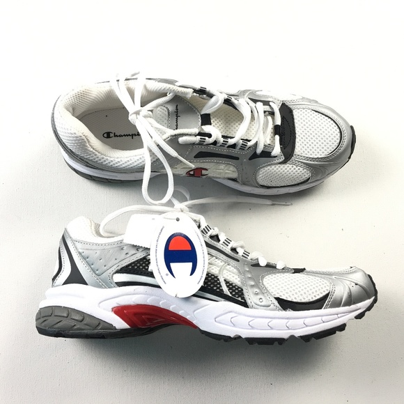 silver champion sneakers